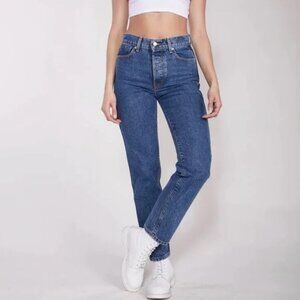 Revice The Ex Boyfriend Jean Friend Zone Medium Blue Denim Wash, Size 28
